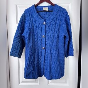 Kilronan Irish Wool A-Line Cardigan